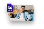JPG to PNG conversion preview