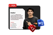 PDF to Word preview